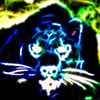 Digital Art Titled Fractalius Panther